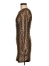 Haute Monde Brown Gold Cocktail Dress Size M - photo 5