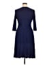 Connected Apparel Blue Casual Dress Size XL - photo 2