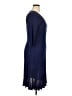 Connected Apparel Blue Casual Dress Size XL - photo 4