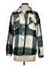 Unbranded 100% Polyester Plaid Green Jacket Size S - photo 1