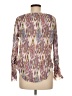Etcetera Purple Long Sleeve Blouse Size 8 - photo 2