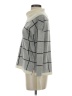 h.one Checkered-gingham Gray Turtleneck Sweater Size XS - photo 5