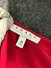 Chaus 100% Polyester Red 3/4 Sleeve Blouse Size M - photo 7
