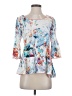 Soft Surroundings 100% Rayon White 3/4 Sleeve Blouse Size XS - photo 1