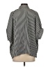 Shein 100% Polyester Stripes Black 3/4 Sleeve Blouse Size 4 - photo 2