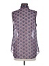 CAbi 100% Polyester Blue Sleeveless Blouse Size M - photo 2