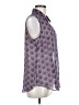CAbi 100% Polyester Blue Sleeveless Blouse Size M - photo 4