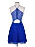 B. Smart Solid Blue Cocktail Dress Size 3 - photo 2