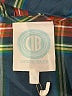 Devon Baer 100% Silk Plaid Teal 3/4 Sleeve Silk Top Size S - photo 7