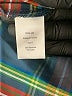 Devon Baer 100% Silk Plaid Teal 3/4 Sleeve Silk Top Size S - photo 8