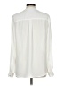 Dex 100% Polyester Solid Ivory Long Sleeve Blouse Size L - photo 2