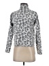Tahari Animal Print Silver Turtleneck Sweater Size XS - photo 1