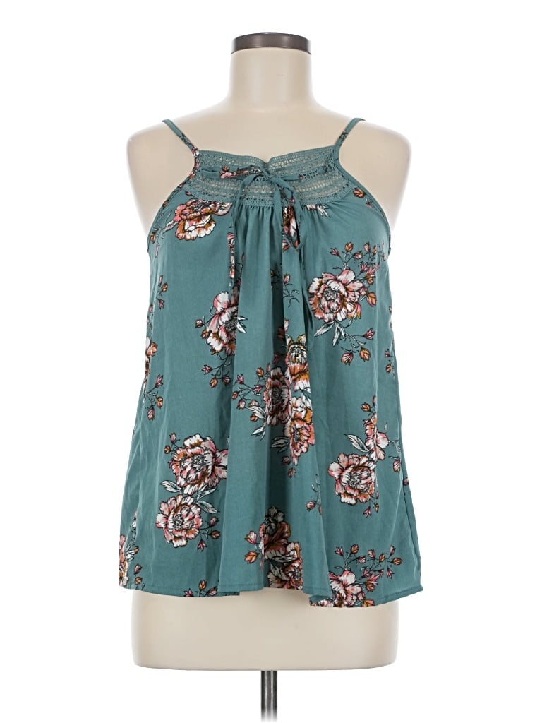 Pre-owned Japna Sleeveless Blouse In Blue