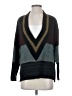 Moth Color Block Teal Pullover Sweater Size S - photo 1
