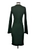 H&M Solid Green Casual Dress Size S - photo 2