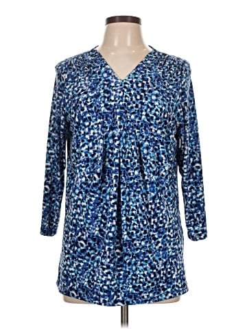 Daisy Fuentes 3/4 Sleeve Blouse (view 1)