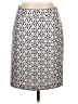 Lord & Taylor 100% Polyester Graphic Gray Formal Skirt Size 10 - photo 1