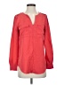 Lemon Tart Red Long Sleeve Blouse Size S - photo 1