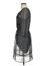 Gap 100% Polyester Black Silver Cocktail Dress Size S - photo 5