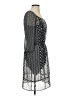 Gap 100% Polyester Black Silver Cocktail Dress Size S - photo 4