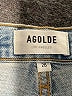 AGOLDE 100% Cotton Hearts Blue Jeans Size 26 waist - photo 3