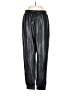 Bagatelle 100% Polyurethane Metallic Black Track Pants Size S - photo 1