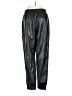 Bagatelle 100% Polyurethane Metallic Black Track Pants Size S - photo 2