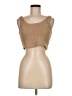 If It Were Me Tan Sleeveless Top Size M - photo 1