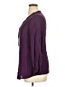 Nurture Purple 3/4 Sleeve Blouse Size XL - photo 5
