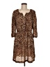 Charming Charlie 100% Polyester Brown Casual Dress Size M - photo 1