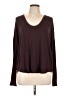 Express Burgundy Long Sleeve Top Size L - photo 1