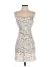 Cotton Candy LA 100% Polyester Stars Ivory Cocktail Dress Size S - photo 1