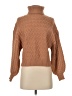 T Tahari Brown Tan Turtleneck Sweater Size XS - photo 1