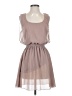 ISSI Solid Gray Casual Dress Size S - photo 1