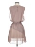 ISSI Solid Gray Casual Dress Size S - photo 2