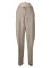 Monki 100% Polyester Solid Tan Dress Pants Size EU 38 / US 8 - photo 1