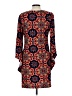 Aryeh 100% Polyester Print Orange Casual Dress Size L - photo 2