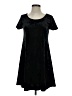 Socialite Solid Black Casual Dress Size S - photo 1