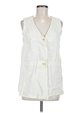 Max Studio Sleeveless Button Down Shirt