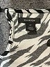 Halogen Animal Print Silver 3/4 Sleeve Blouse Size XL - photo 7
