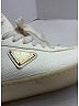 Prada Ivory Leather Low Top Sneakers Size EU 38 1/2 - photo 4