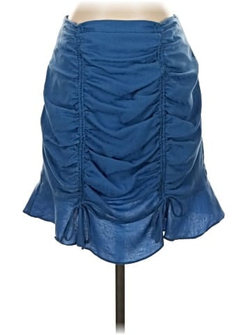 BCBGeneration Faux Leather Skirt (view 1)