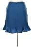 BCBGeneration Blue Faux Leather Skirt Size 2 - photo 2