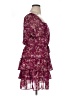 City Studio 100% Polyester Floral Burgundy Cocktail Dress Size XL - photo 4