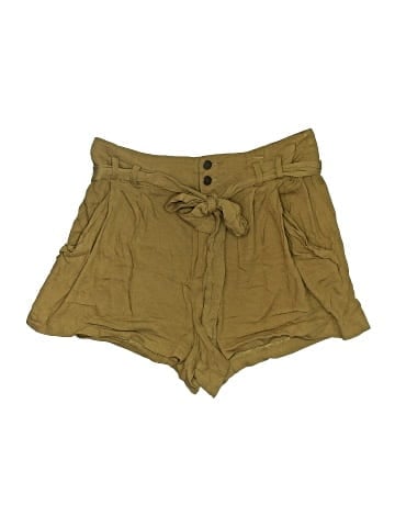 Trafaluc by Zara Khaki Shorts (view 1)