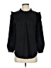 J.Crew Black Long Sleeve Blouse Size XS - photo 1