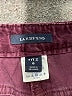 Lands' End Chevron-herringbone Burgundy Casual Pants Size 6 - photo 6
