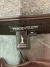 Peace of Cloth 100% Polyester Metallic Silver Track Pants Size M - photo 7