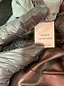Peace of Cloth 100% Polyester Metallic Silver Track Pants Size M - photo 8