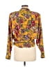 Max Mara Floral Yellow Long Sleeve Blouse Size 10 - photo 2